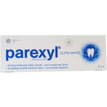 parexyl Ultra White bez fluoru zubní pasta 75 ml