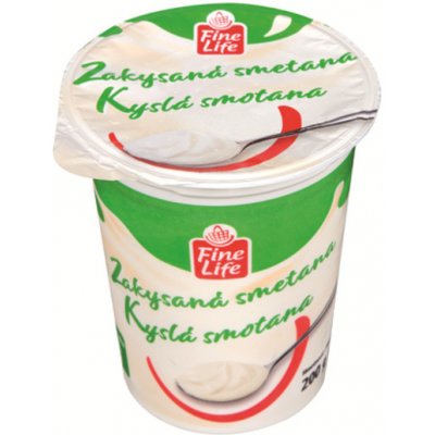 Fine Life Zakysaná smetana (14%) 200g – Zboží Dáma