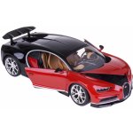 Bburago Plus Bugatti Chiron modrá 1:18 – Zboží Mobilmania