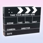 Zážitkový deník/fotoalbum filmová klapka + kreativní sada samolepek – Hledejceny.cz