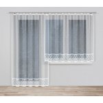 Dekorační žakárová záclona s řasící páskou DOUBLE 250 bílá 200x250 cm MyBestHome – Hledejceny.cz