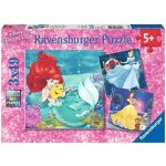 Ravensburger Disney princezny: Dobrodružství 3 x 49 dílků – Hledejceny.cz