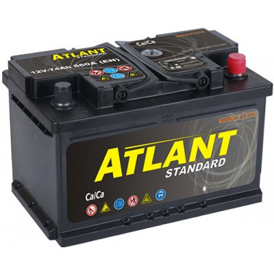 Atlant 12V 74Ah 660A ATL74-S – Hledejceny.cz