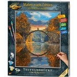 Schipper Malování podle čísel Ďáblův most na jezeře Teufelsbrücke 40 x 50cm – Zboží Dáma