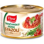 Viva Trenčanské párek s fazolí 400 g – Zboží Dáma