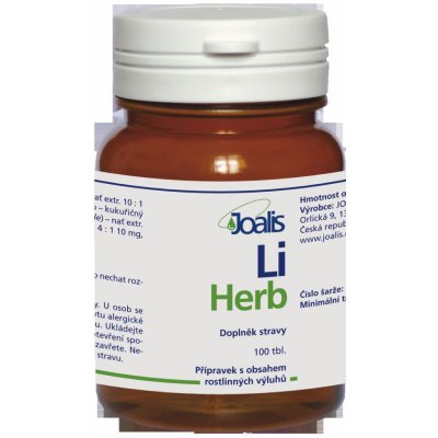 Joalis LiHerb LiverHelp 100 tablet – Hledejceny.cz