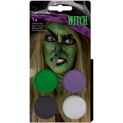 Amscan Halloweenský make-Up set Čarodějnice – Sleviste.cz