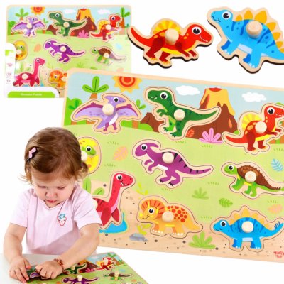 Tooky Toy puzzle dinosauři