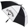 Golfový deštník Callaway Clean Logo Double Conopy 60" černá/bílá