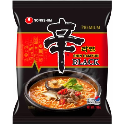 Nongshim polévka Shin Ramyun Black premium 130 g – Zboží Mobilmania