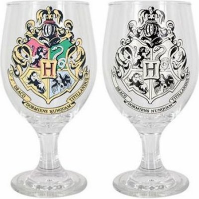 Paladone Sklenice Harry Potter měnící se znak Bradavic 400 ml – Zbozi.Blesk.cz