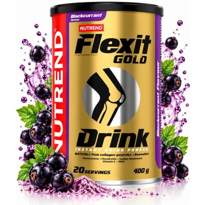 Nutrend Flexit Gold Drink Pomeranč černý rybíz 400 g – Hledejceny.cz