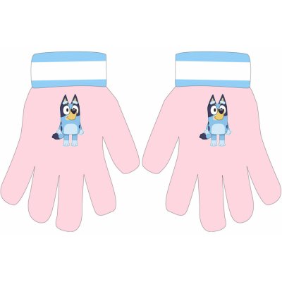 Bluey - licence Dívčí rukavice 5242165, světle růžová – Zboží Dáma