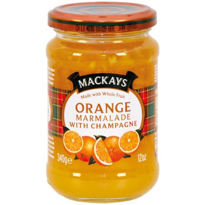 Mackays Pomerančová Zavařenina se šampaňským 340 g