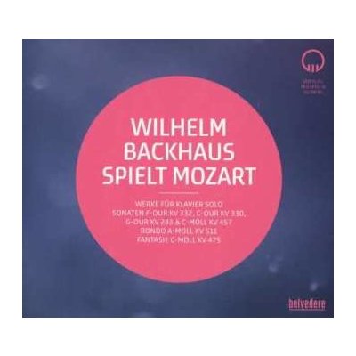 Various - Wilhelm Backhaus Spielt Mozart CD – Zbozi.Blesk.cz