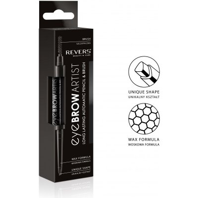 Revers Eye Brow Artist Automatic Pencil tužka na obočí Black 0,25 g – Zboží Dáma