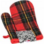 Avax kuchyňská chňapka vánoční QK-205A červeno-zelené káro 28 x 18 cm – Zboží Dáma