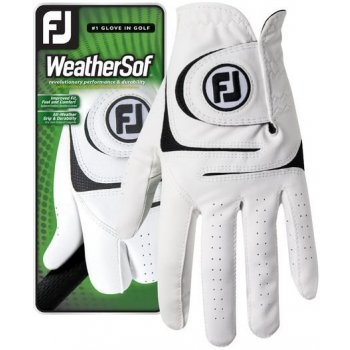 Footjoy WeatherSof Mens Golf Glove Bílá Pravá S 2018