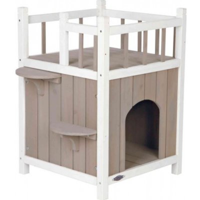 Trixie Natura dřevěný domek s balkonem 45 x 45 x 65 cm – Zboží Mobilmania