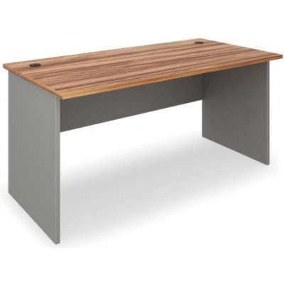 Rauman Stůl SimpleOffice 160 x 80 cm ořech vlašský / šedá