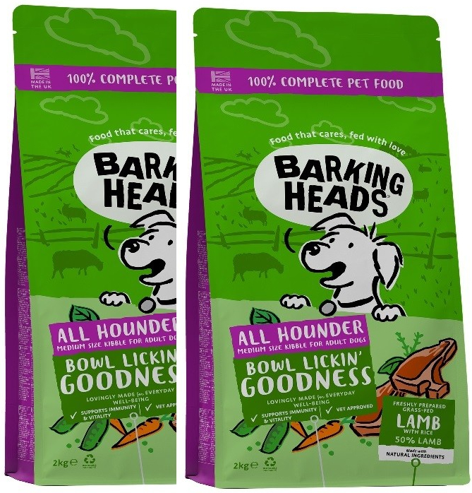 Barking Heads All Hounder Bowl Lickin Good Lamb 4 kg