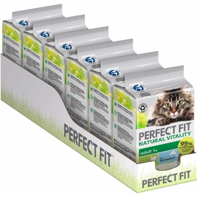 Perfect Fit Natural Vitality Adult 1+ krocan a mořské ryby 6 x 50 g