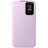 Pouzdro a kryt na mobilní telefon Samsung Samsung Smart View Wallet Case Galaxy A55 5G,Lavender - EF-ZA556CVEGWW