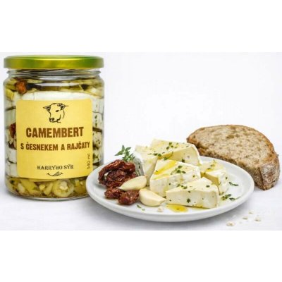 u Harryho Nakládaný Camembert s česnekem a rajčaty 540ml – Zboží Dáma