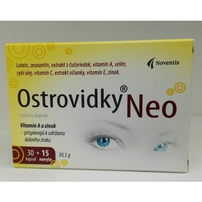 Noventis Ostrovidky Neo 45 kapslí – Hledejceny.cz
