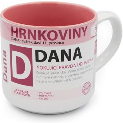 Nekupto Hrnek se jménem DANA Hrnkoviny 300 ml – Zboží Mobilmania