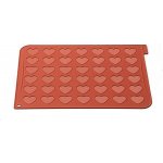 CakeSupplies Silikonová forma na makrónky ve tvaru srdce 30x40cm – Zboží Dáma