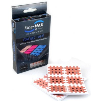 Kine-MAX Cross Tape křížový tejp 36x28 mm vel.m 120 ks tělový – Zboží Dáma