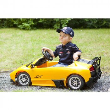 Buddy Toys elektrické autíčko Lamborghini Murcielago žlutá