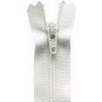 YKK zip spirálový nedělitelný, bílý slonová kost - 18 cm – Hledejceny.cz