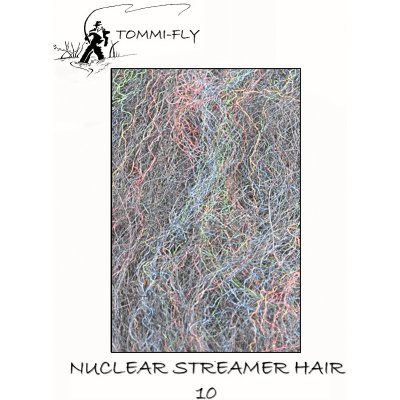 Tommi-Fly Streamerové Vlasy Nuclear Streamer Hair Black – Hledejceny.cz