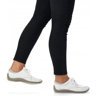 Kacper 2-0208 dámské kožené polobotky šíře H bílé Bílá – Hledejceny.cz