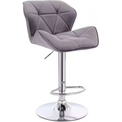 LuxuryForm Milano Velur na stříbrném talíři / tmavě šedá – Zboží Dáma