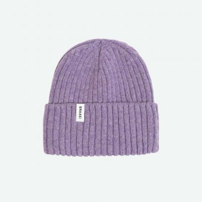 Vlněná čepice merino fialová – Hledejceny.cz