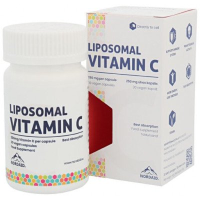 NORDAID Liposomal Vitamin C 250 mg 30 kaps.