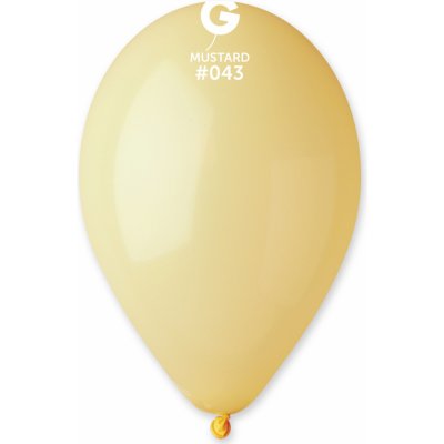 Gemar #043 Balónek 30 cm 12" hořčičně žlutý