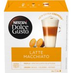 Nescafé Kapsle Dolce Gusto Latte Macchiato bez cukru 16 kapslí – Hledejceny.cz