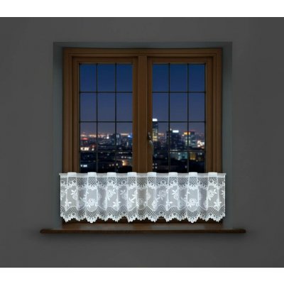 Dekorační vitrážová žakárová záclona HAREM 30 bílá 300x30 cm (cena za spodní díl) MyBestHome – Hledejceny.cz