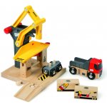 Brio Překladiště s vagónkem a nákl. autem – Zboží Dáma