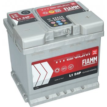 Fiamm Titanium Plus 12V 54Ah 520A L1 54P