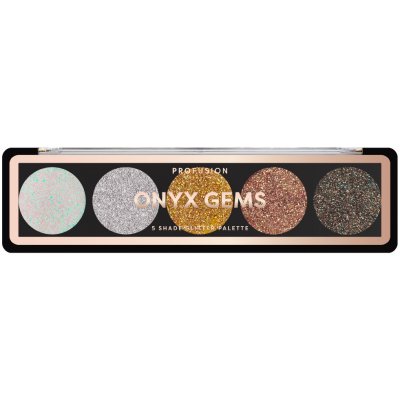 Profusion Glitter Onyx Gems paletka očních stínů 42 g