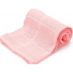 Kaptan Bavlněná celulární deka růžová – Sleviste.cz