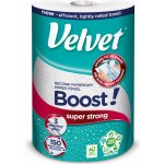 Velvet Boost třívrstvé papírové ručníky 150 útržků 1 role – Zboží Mobilmania