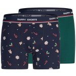 Happy Shorts vánoční boxerky 2 kusy zelená – Hledejceny.cz
