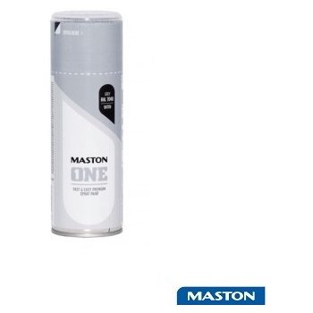 MASTON ONE SPRAYPAINT akrylátová barva ve spreji 400 ml šedá saténová RAL 7040