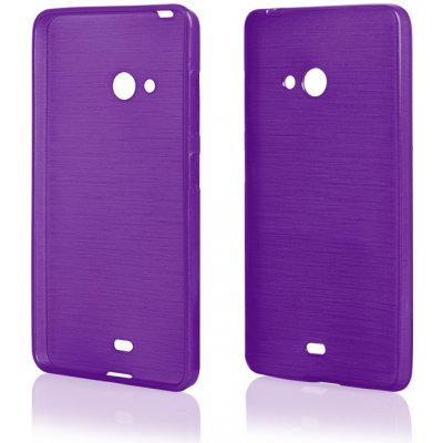 Pouzdro JELLY Case Metallic Microsoft Lumia 540 fialové